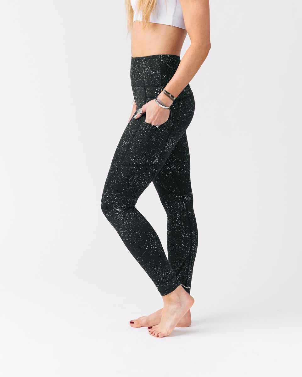 Zyia Active Light N Tight Black Metallic 7/8 Leggings Size 12 (XL) - $49  (44% Off Retail) - From Jovana
