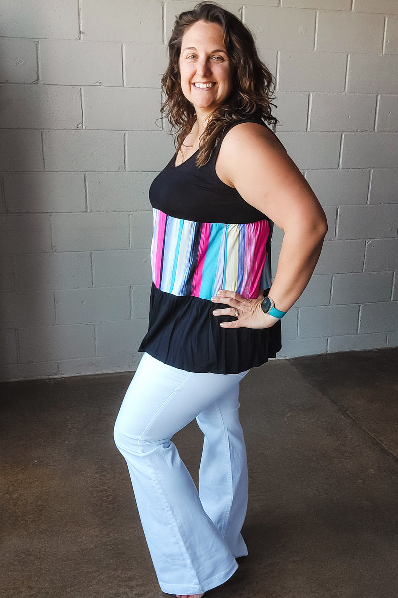 Cello Pull On Flare Petite White Denim – Front St Shop