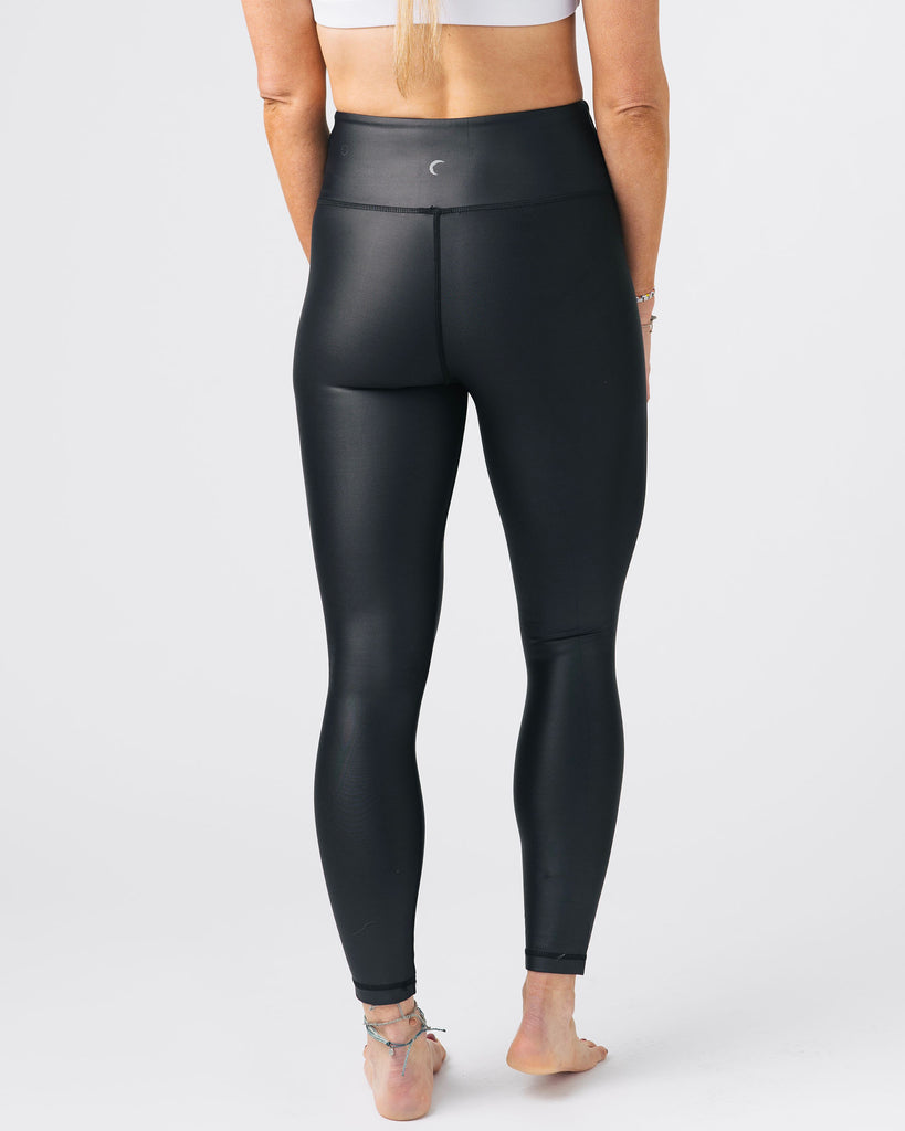 ZYIA, Pants & Jumpsuits, Zyia Active Black Paisley Light N Tight High  Rise Crop Leggings