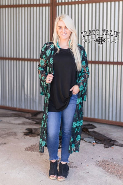 Crazy Train Laynee Lace Duster
