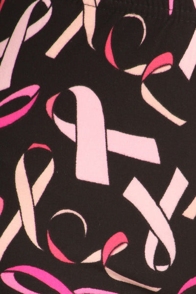 Plus Size Breast Cancer Awareness Leggings