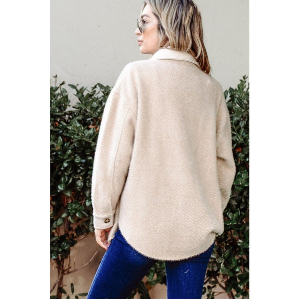 Soft Texture Comfy and Cozy Shacket