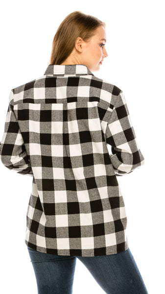 Checkered Outdoor Flannel Shirt