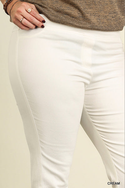 Jeggings With Elastic Waistband