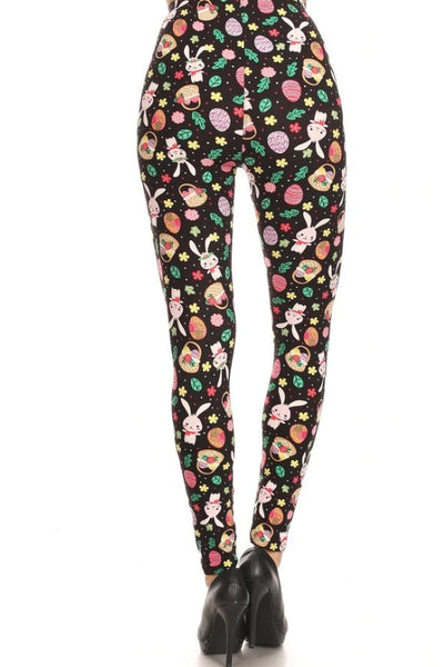 One Size Happy Easter Leggings