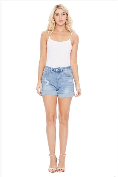 Judy Blue Boyfriend Cuffed Shorts
