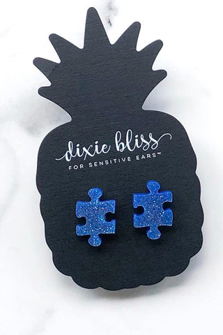 Puzzle Piece Autism Awareness Earrings