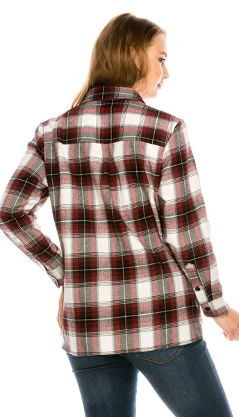Plaid Outdoor Flannel Shirt